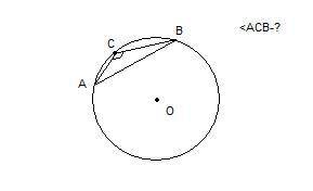 Хорда ab делит окружность на две части, градусные величины которых относятся как 1: 3. под каким угл