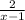 \frac{2}{x-1}