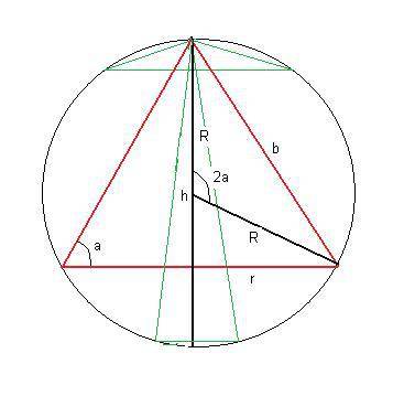 Вшар вписан конус осевое сечение которого- равнобедренный треугольник, какую часть объема шара соста