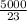 \frac{5000}{23}