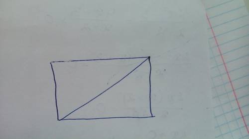 Составь из двух равных прямоугольных треугольников прямоугольнк