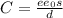 C= \frac{e e_{0} s}{d}