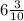 6\frac{3}{10}