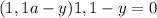 (1,1a-y)1,1-y=0