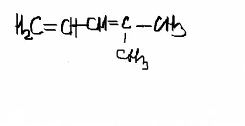 4-метилпентадиен-1,3: структурная формула