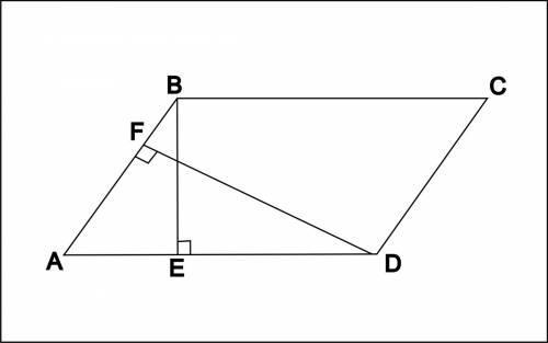 Стороны параллелограмма равны 10 и 55. высота, опущенная на меньшую сторону равна 33. найдите высоту