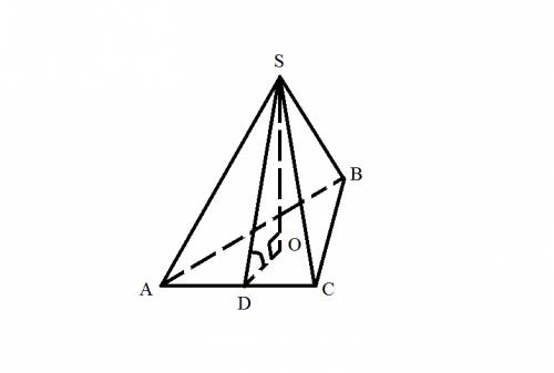 Найдите боковую поверхность правильной треугольной пирамиды,если сторона основания равна 2 см,а все