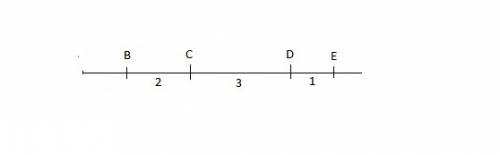 На прямой отмечены несколько точек так, что натуральные числа от 1 до 6 являются расстояниями между