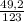 \frac{49,2}{123}