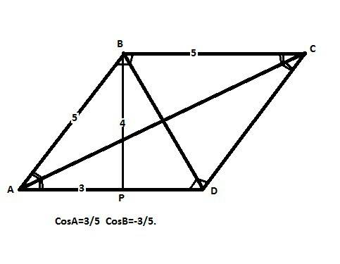 Точка перетину діагоналей паралелограма рівновіддалена від його сторін, одна з яких дорівнює 5 см. з