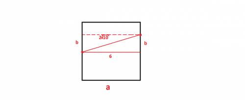 Две точки одновременно начинают движение из середины стороны квадрата площадью 36м^2 в противоположн