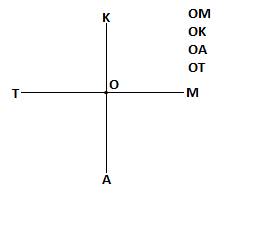 20 отметьте в тетради пять точек: а,м,к,т и о. соедините точку о отрезками с каждой из остольных точ