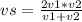 vs= \frac{2v1*v2}{v1+v2}