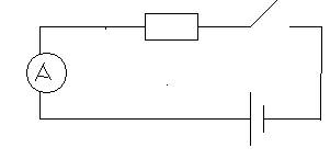 Нарисовать цепь: 1 в. из источника тока, ключа, лампы и вольтметра 2 в. из источника тока, ключа, и