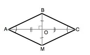 Докажите, что параллелограмм является ромбом, если а) у него диагонали взаимно перпендикулярны б) ди