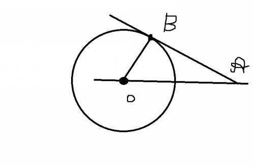 Кокружности с центром о проведена касательная ав и секущая ао=85, ав=95, найдите радиус окружности ч