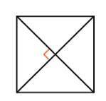 Постройте квадрат и проведите его диагонали. 1)сравните диагонали квадрата 2)чему равен угол между д
