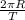 \frac{2 \pi R}{T}