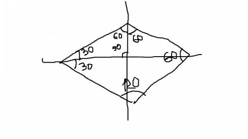 Угол между диагоналями ac и bd прямоугольника abcd равен 80 градусов. найдите углы : oab, oba, oad ,