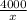 \frac{4000}{x}