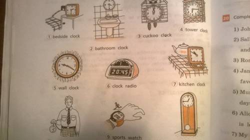 What is the time by these clocks and watches? write 9sentences. example: it's half past two by this