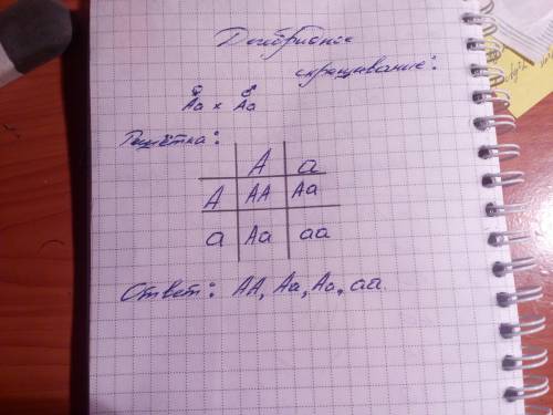 Назовите генотипы и фенотипы гибридов первого поколения дигибридного скрещивания (f1). запишите их,