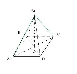 Вычислите объем правильной четырехугольной пирамиды ,высота которой равна 15 ,а площадь диагональног