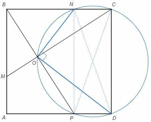 Am- высота прямоугольного треугольник, проведенная к его гипотенузе. периметр квадрата amde вдвое бо