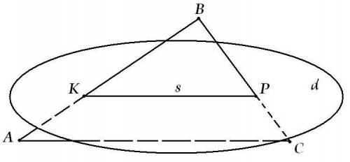 Решить)) площина альфа перетинае сторони ав і вс трикутника авс у точках к і р відповідно й паралель