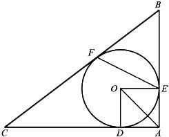 Втреугольник abc вписана окружность радиуса r,касающаяся стороны ac в точке m ,причём am=5r,cm=1,5r