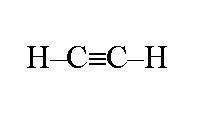 Строение молекулы этина(ацетелена), полная структурная формула