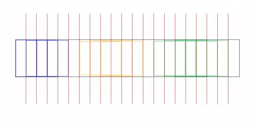 Сколько прямоугольников получится, если разделить большой прямоугольник на 20 частей параллельными л