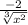 \frac{-2}{ \sqrt[3]{x^2} }