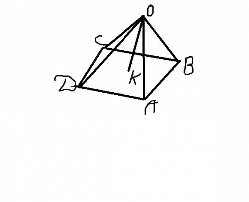 Все вершины квадрата со стороной, равной 3 корня из 2, лежат на сфере. расстояние от центра сферы до