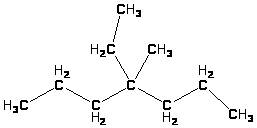 Структурная формула 4 метил 4 этилгептан