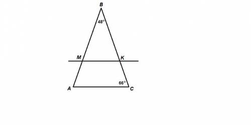 Прямая, параллельная основанию ас равнобедренного треугольника авс, пересекает стороны ав и вс в точ