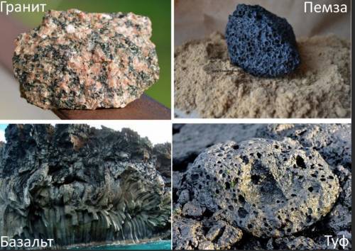Какие из полезных ископаемых образовались и магмы