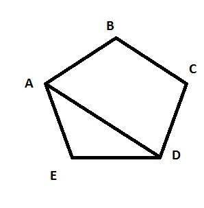 Сторона основания правильной пятиугольный призмы равна 4,∠dad1=∠ad1d. найдите площадь боковой поверх