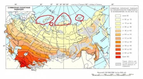 Суммарная радиация арктических пустынь