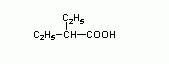 Структурная формула 2-этилбутановая кислота