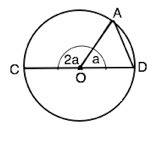 Cd диаметр окружности с центром в точке о. ad хорда. известно что угол aoc в два раза больше угла ao