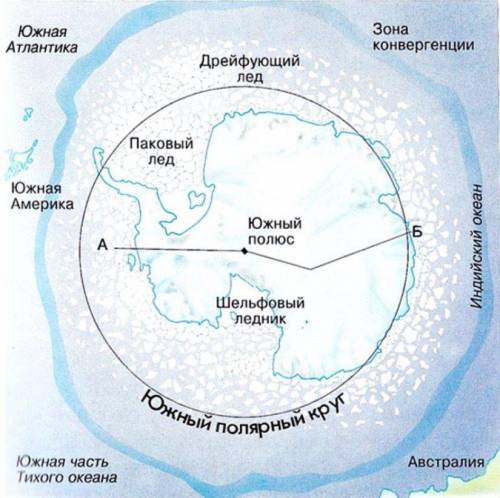 Подпиши на карте антарктиды полюс земли. кто и когда её достиг?