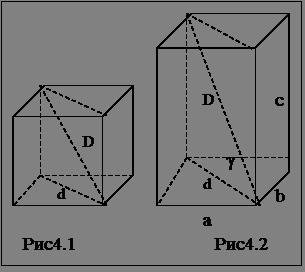 Изобразите сечение модели параллепипеда, проведенное через диагональ боковой грани и вершину противо