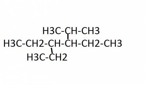 Напишите, , формулу з-этил-4-изопропилгексана