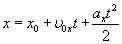 Дано уравнение движения тела x=1+t-4t^2. определите характер движения тела. чему равна начальная коо
