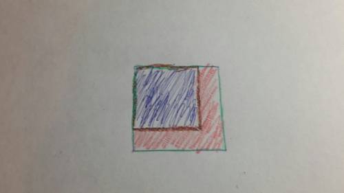Фигуру, площадь которой 5см2, заштрихуй красным, 4см2 синим. обведи фигуру с наименьшей площадью кор