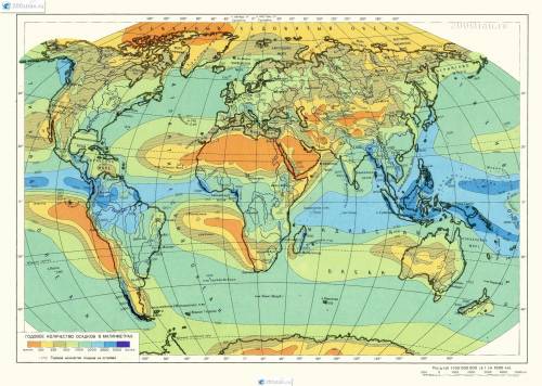 1)по климатическим картам определить: а)какие изотермы годовых температур пересекают меридиан 40 гра
