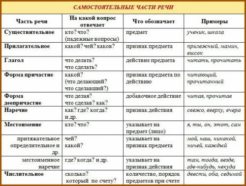 Перечислите части речи, в которых пишется н и нн по правилам, которые вы изучали и повторяли в этой