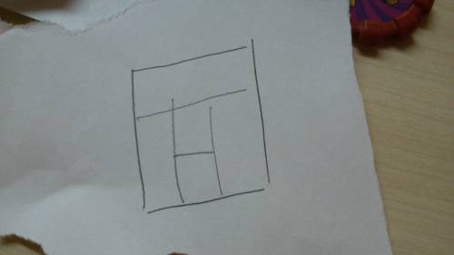 Как можно разрезать квадрат на пять прямоугольников, никакие два из которых не имеют общей стороны?