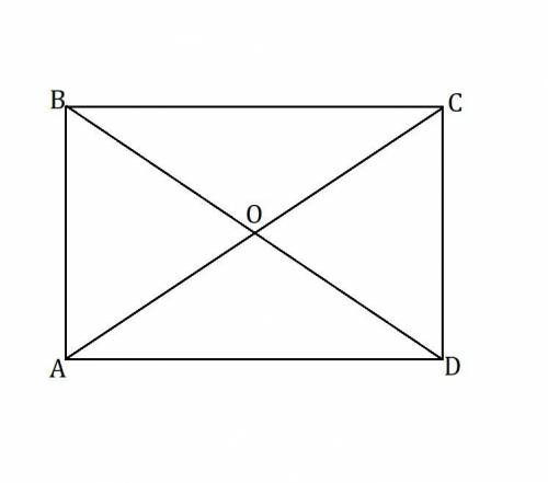 Упрямокутнику abcd кут bda дорівнює 42 градуси, знайдіть менший кут між діагоналями прямокутника